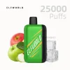 ELFWORLD MX25000 Double Apple 25000-puff disposable vape