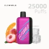 ELFWORLD MX25000 Juicy Peach Ice 25000-puff disposable vape