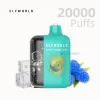 ELFWORLD PLUS 20000 puffs vape in Blue Razz Ice flavor