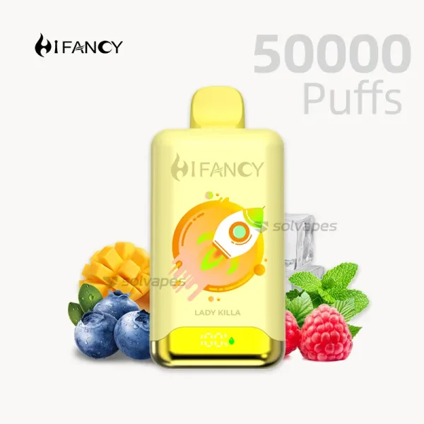 HIFANCY 50000 Puffs Disposable Vape with Lady Killa flavor