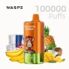 WASPE 100000 puffs 4-in-1 vape in Red Bull Ice flavor
