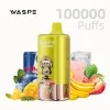 WASPE 100000 puffs 4-in-1 vape in Strawberry Banana flavor