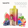 WASPE 100000 puffs 4-in-1 vape in Strawberry Watermelon flavor