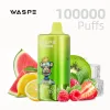 WASPE 100000 puffs 4-in-1 vape in Watermelon Ice flavor