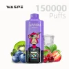 WASPE 150000 puffs disposbale vape in Blueberry Ice flavor