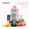WASPE 150000 puffs disposbale vape in Red Bull Ice flavor